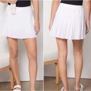 SPANX Get Moving Pleated Skort White Size XL